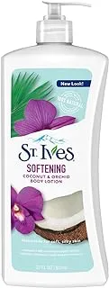 St. Ives Softening Coconut & Orchid Body Lotion| Organic Skin Renewing Lotion For Smooth & Supple Skin| Deeply Hydrates & Nourishes| Paraben-Free & Non-Greasy| Dermatologically Tested| 621ml