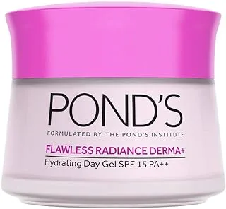 POND'S Flawless Radiance Hydrating Day Gel Cream with SPF 15 and Niacinamide, Even-tone Glow fades dark marks, 50ml