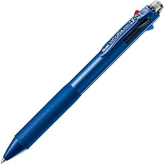 Pentel Vicuna Multi Function Pen 3 Color and Mechanical Pencil, Blue, BXW475C