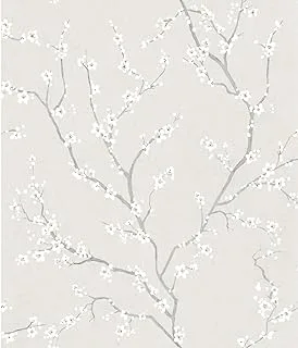 Roommates RMK11271WP Pearl Cherry Blossom Peel And Stick Wallpaper