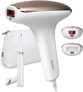 Philips Lumea IPL | Hair Removal | 7000 Series | Skintone Sensor | 2 Attachments | Body, Face | Compact Pen Trimmer | Corded Use | BRI921/60 | 60-DAYS MONEY BACK GUARANTEE