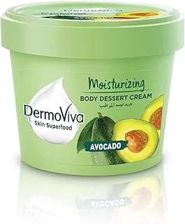 DermoViva Moisturizing Body Dessert Avocado Cream - 140 ml