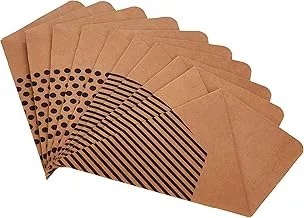 Hema Striped Cones 10-Pack, 13.5 Cm X 22 Cm X 5 Cm Size, Brown