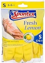 Spontex Fresh Lemon Gloves, Small