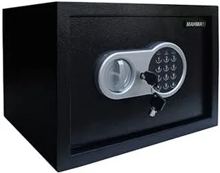 Mahmayi Seguri 20Ea Electronic Safe Digital And Key Lock With Coated Paint Finish -W30Cm X D15Cm X H19Cm, Ql.78.20293110.17_Ms