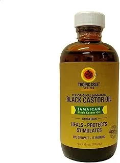 Tropic Isle Living Jamaican Black Castor Oil, 4Oz (118ML)