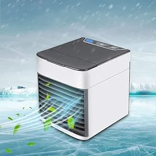 Blueland Latest Personal Air Cooler Fan, Portable Conditioner, Humidifier, Purifier 3 in 1 Evaporative with Speed, Mini AC USB Cooling Desktop Fan for Bedroom, Travel, Office