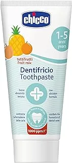 Chicco Fruit Mix Toothpaste With Fluoride 1-5Y, Piece Of 1