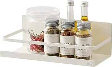 Yamazaki Home Storage Caddy Magnetic Steel | Spice Rack, One Size, White