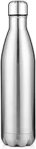 COOLBABY 17Oz/500Ml Stainless Steel Water Bottle Double Walled Sports Water Bottle Vacuum Insulated Cola Shape Travel Thermal Flask Bpa Free, Silver, Yly2011-Sl