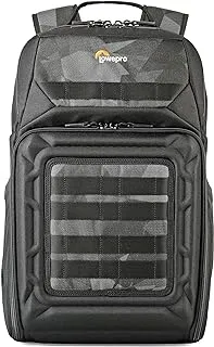 Lowepro Lp37099 Droneguard Bp 250 - حقيبة ظهر مخصصة للطائرة بدون طيار توفر حماية قوية لجهاز Dji Mavic Pro / Mavic Pro Platinum ، كمبيوتر محمول 15 بوصة وتابلت 10 بوصة ، أسود / فركتال