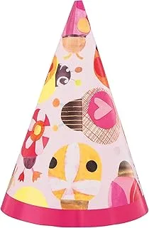 Unique Party 73330 - Mini Ladybug 1st Birthday Party Hats, Pack of 8