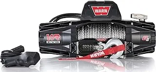 ونش 8000 رطل بحبل اصطناعي وجهاز تحكم لاسلكي من Warn Vr Evo 8-S ، 12 فولت ، 103251