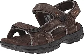 Skechers Men s Garver-Alec Sandal, Brown Black , 43 EU