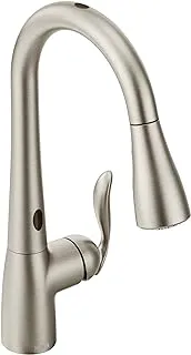 Moen 7594Esrs Arbor Motionsense Two-Sensor Touchless One-Handle Pulldown Kitchen Faucet Featuring Power Clean, Spot Resist Stainless