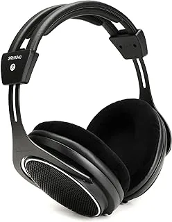 Shure SRH1840, Premium Open-Back Headphones, Wired, Comfortable, Over Ear, Warm Bass & Noise Reduction, Home Mixing & Listening, Black