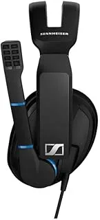 Epos Sennheiser GSP 300 Around Ear Closed Acoustic Gaming Headset - Black/Blue (Pack of 1), 507079