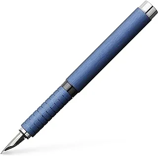 Faber-Castell Essentio Fountain Pen Broad Nib Aluminium Blue