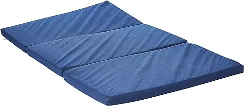 IBed home 3 Fold Travel Mattress, Navy, H67 X W118.5 D20 Cm