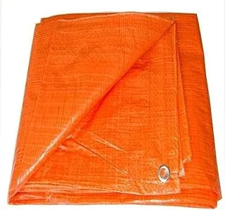 Royal Apex Waterproof Ground Cover Tent Shelter Dust-proof Rain Cover Tarpaulin Sheet (24 x 24, ORANGE)