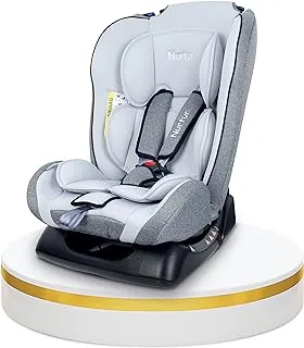 Nurtur Bruno Baby/Kids 3-in-1 Car Seat, Slim & Comfy Design - 4 Positions Recline 5-Point Safety Harness - 143° Angle 0 months to 7 years (Group 0+/1/2), Upto 25kg