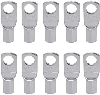 Royal Apex Copper Cable Lugs 10Pcs Set-Wire Terminals, Connector Cable lugs Ring Battery SC Terminals, for Marine, Solar, Automotive, Electric, Home Applications etc (Hole Soize 6mm, Cable Size 6mm)