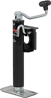 Curt 28300 Weld-On Bracket-Style Swivel Trailer Jack, 2,000 Lbs. 10-1/2 Inches Vertical Travel