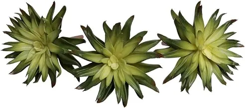 YATAI 3Pcs Succulent Echeveria Agavoides Plants Fake Flowers Artificial Plants Shrubs For Home Office Décor & Art Crafts Project (Green)