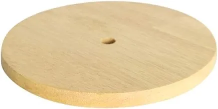 YATAI Natural Round Wood Slices 150mm For Crafts With Hole Blank Round Wood Plaques for DIY, Natural Wooden Board Pieces for Coaster Scrabble Tiles Painting Carving Party Christmas Ornaments (6)