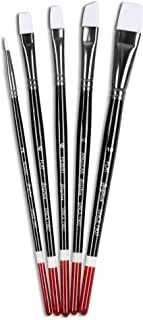 Angelus Black Large Paint 5 Brushes Set , 50-1944