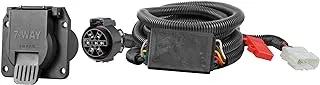 CURT 56421 Vehicle-Side Custom RV Blade 7-Pin Trailer Wiring Harness, Fits Select Honda Pilot, Passport, Black