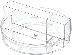 InterDesign Crisp Tableware Turntable Clear