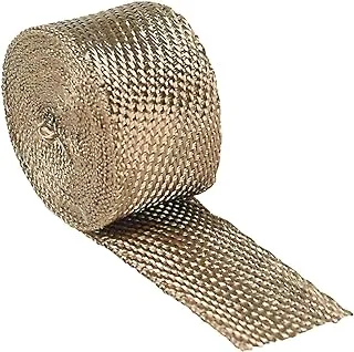 Design Engineering 010129 titanium 2 x 15' exhaust heat wrap with lr technology