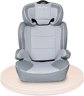 Nurtur Jupiter Baby/Kids 3-in-1 Car Seat + Booster Seat - Adjustable Backrest - Extra Protection - 5-Point Safety Harness - 9 months to 12 years (Group 1/2/3), Upto 36kg -White