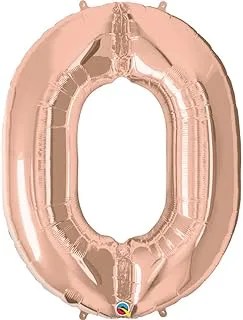 Qualatex Number Five Foil Balloon, 44 Inch, Rose Gold