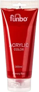 ACRYLIC TUBE 200ml 302 PRIMARY RED