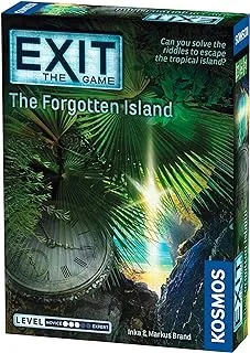 Thames & Kosmos - EXIT: The Forgotten Island - Level: 3/5 - Unique Escape Room Game - 1-4 Players - Puzzle Solving Strategy Board Games for Adults & Kids, Ages 12+ - 692858