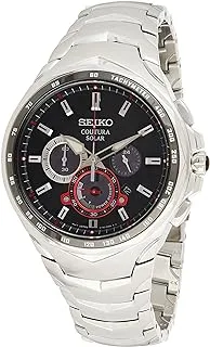 Seiko men's japanese quartz stainless steel strap, silver, casual watch (model: ssc743)