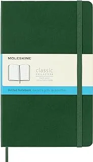 Moleskine Notebook, Large, Dotted, Myrtle Green, Hard (5 X 8.25)