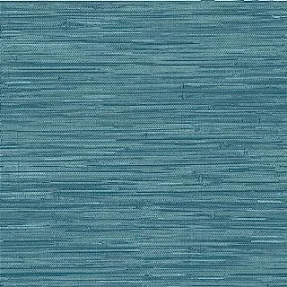 NuWallpaper NU2874 Navy Grassweave Peel & Stick Wallpaper، Blue