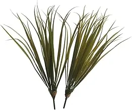 YATAI FakeElephant Fountain Grass Bunch نباتات اصطناعية فروع أوراق نباتات بلاستيكية مزيفة للزهور المنزلية للمنزل داخلي مزهرية لتزيين زينة الكريسماس (أخضر ، 2)