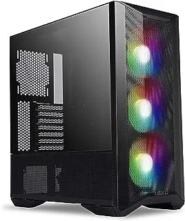 Lian-Li LAN2MRX Tempered Glass Atx Case, Black