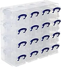 Really Useful 0.14L Box - Clear, H 9 cm X W 6 cm X D 7 cm