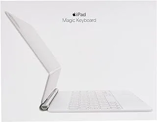 لوحة مفاتيح Apple Magic (لأجهزة iPad Pro 11 بوصة - الجيل الثالث و iPad Air - الجيل الرابع) - اللغة الإنجليزية الدولية - أبيض