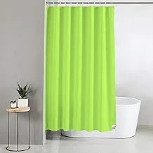 Fun Homes PEVA Shower Curtain Liner ، ستارة حمام بلاستيكية شديدة التحمل مع خطافات للحمام ، حوض الاستحمام ، 70 