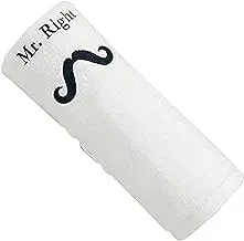 Byft Magnolia - Bath Towel - 70X140 Cm - 650 Gsm - White - 'Mr. Right'