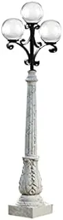 Dubai Garden Centre Garden Lamp Post, Grey