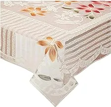 Kuber Industries Cotton Centre Table Cover Set Brown, Slth0075315