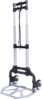 SHOWAY Folding Hand Truck & Dolly Foldable Cart Trolley 150 lb Capacity