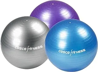 85cm MULTI-EXERCISE GYMNASTIC BALL WITH FOOT PUMP